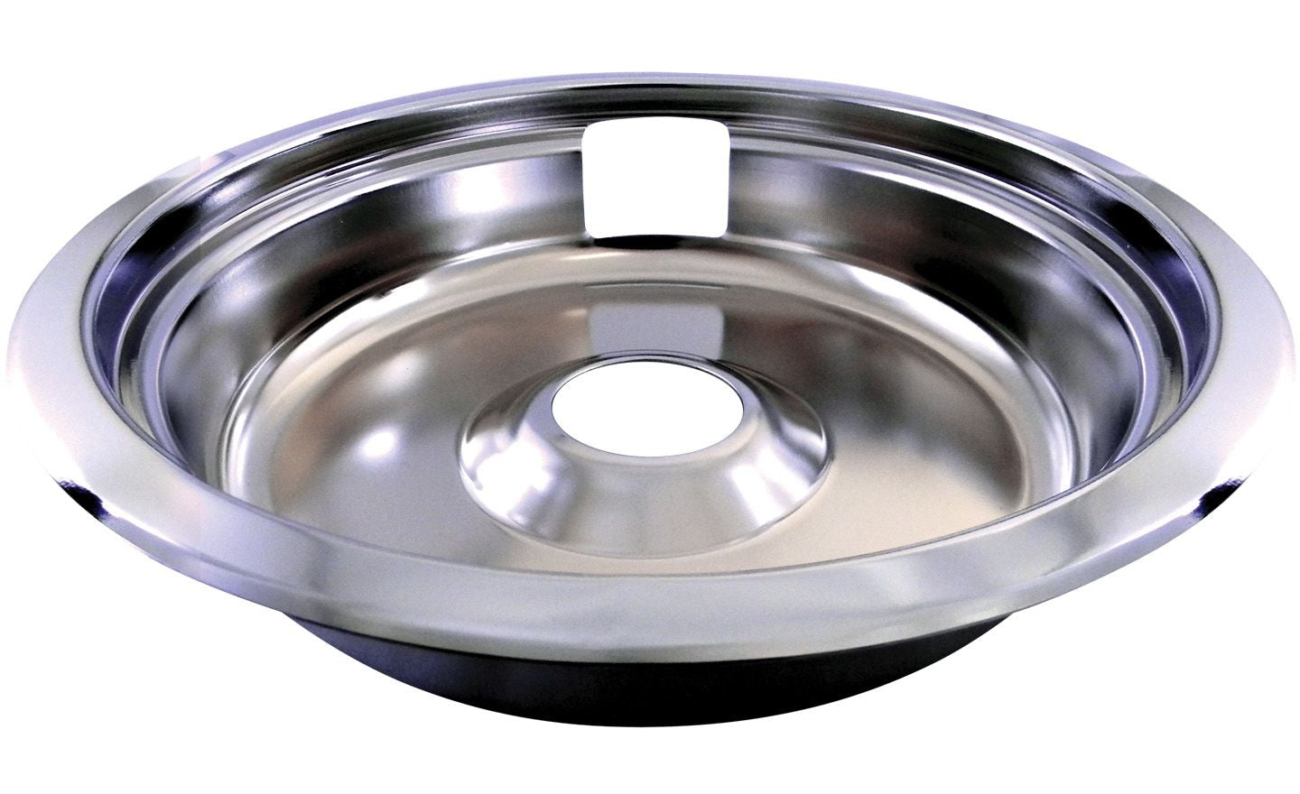 62470 Universal Stove Drip Pan with Trim Ring, Bright Chrome, 8-in A8D4 - product image 1
