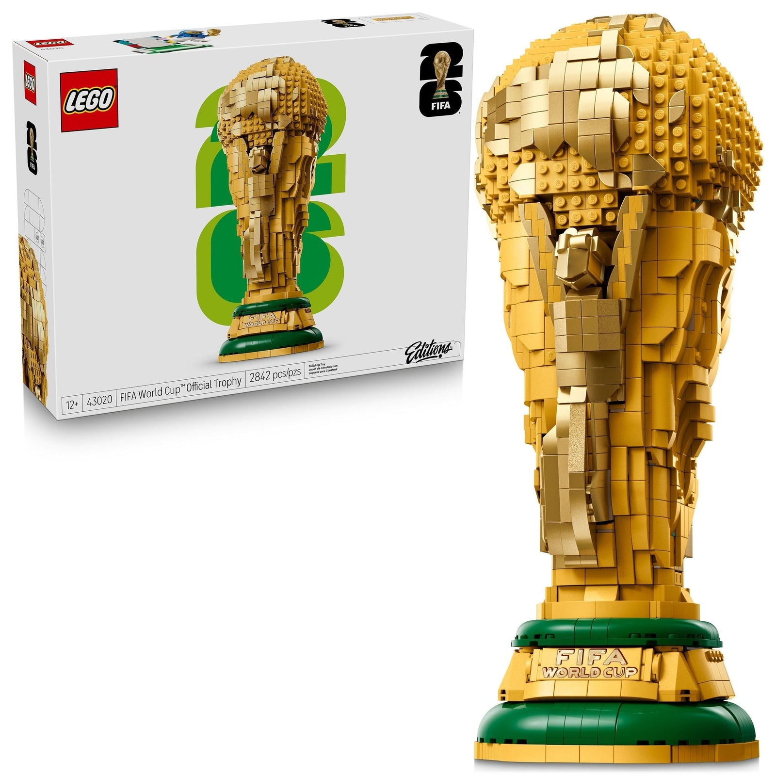 Editions FIFA World Cup Official Trophy - 43020, 2842-pcs, Ages 12+ X3N1 - product image 1