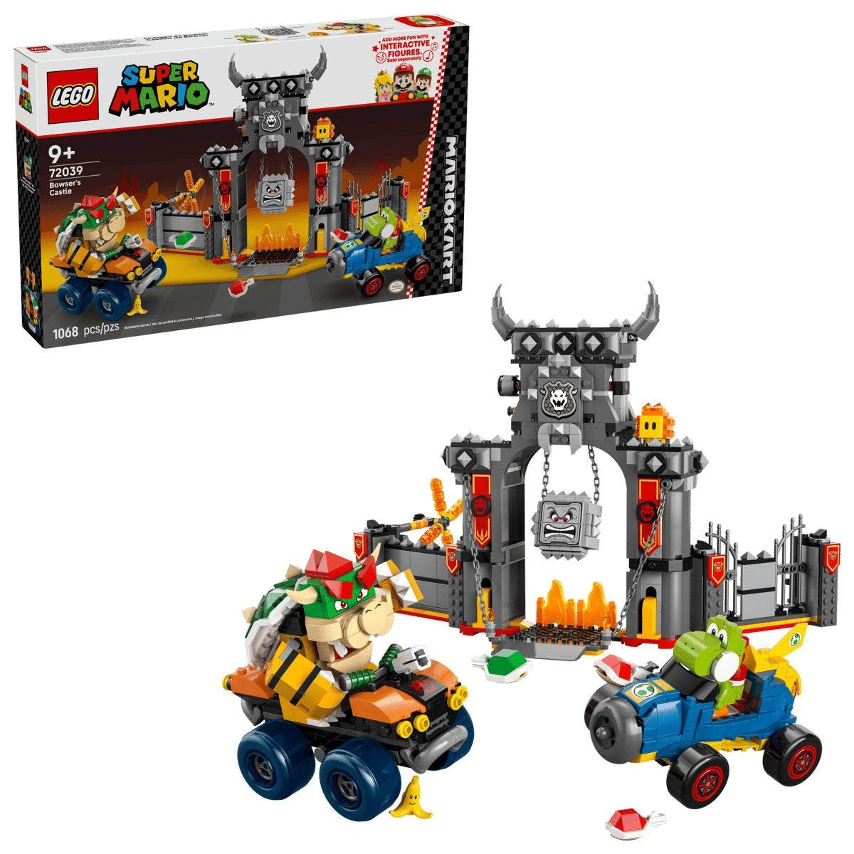 Super Mario Mario Kart – Bowser's Castle - 72039, 1068-pcs, Ages 9+ H0X7 - product image 1