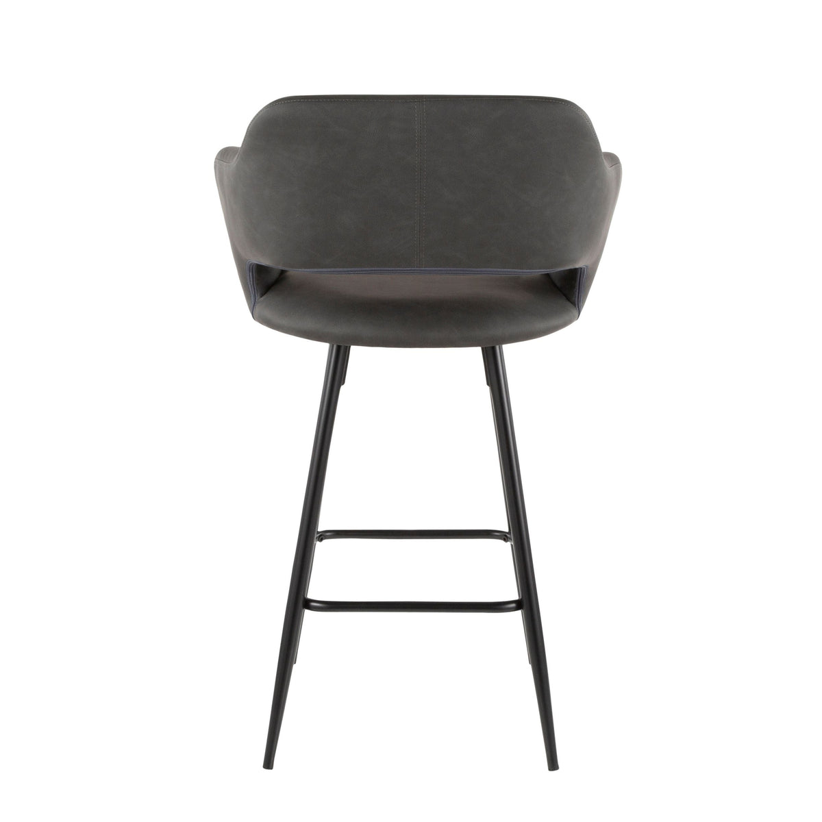 Margarite Fixed-Height Counter Stool, Black, 25-in, 2-pc J4P9 - product image 7