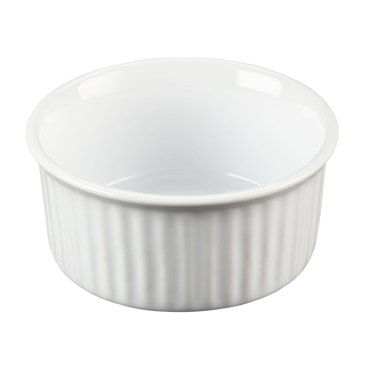 Ceramic Ramekin, White, 4.92 x 2.36-in C8B5 - product image 1