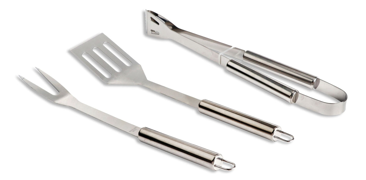 Stainless Steel Outdoor BBQ Grill Accessories Tools Set, 3-pc K9K0 - product image 1