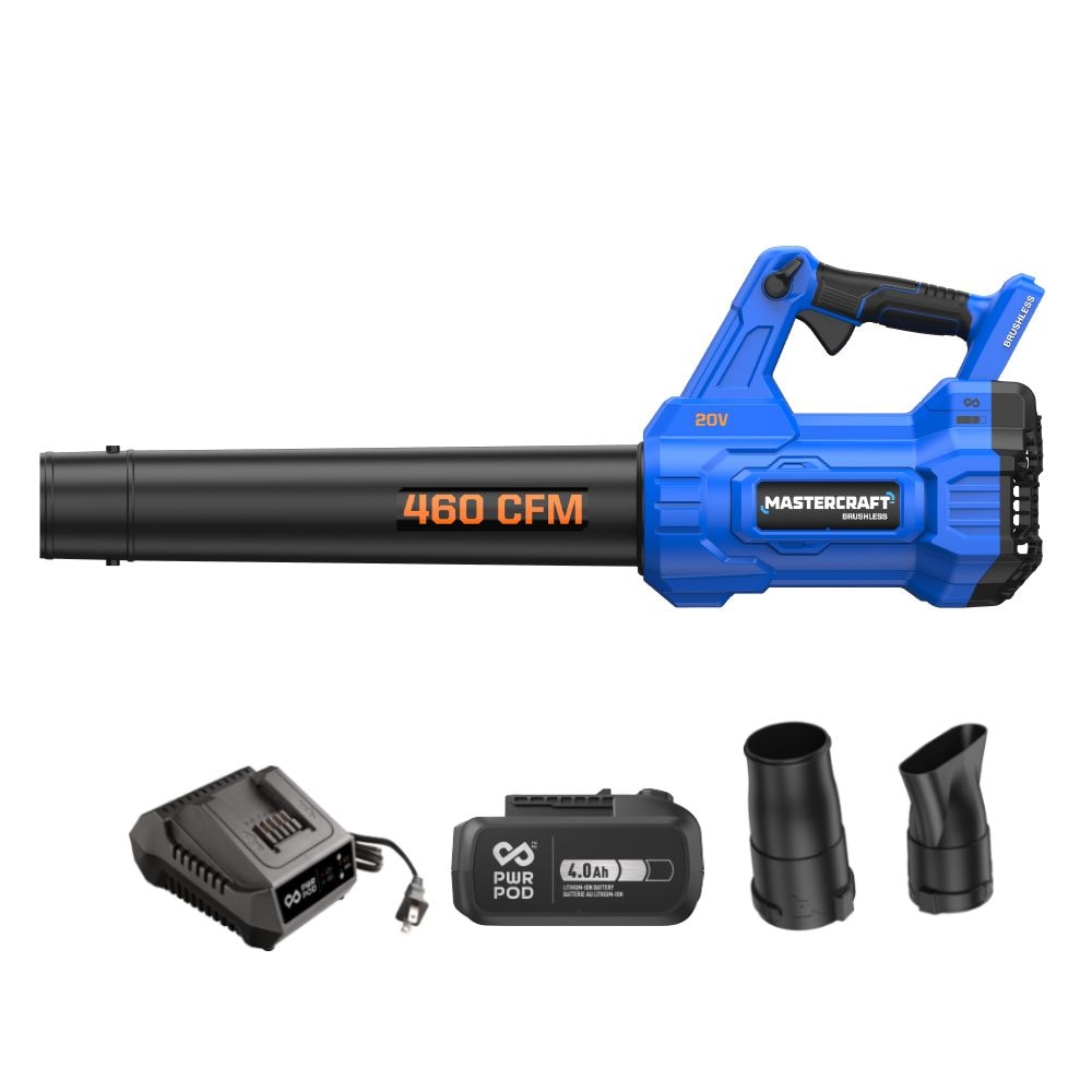 20V Cordless 460 CFM Brushless Leaf Blower Kit with PWRPOD 4 Ah Battery and Charger I1Z2 - product image 4