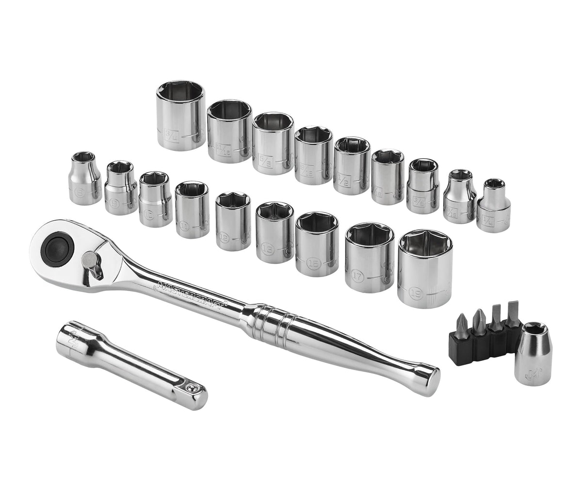 25 Piece 3/8" Drive Socket Set Q2C0 - product image 1