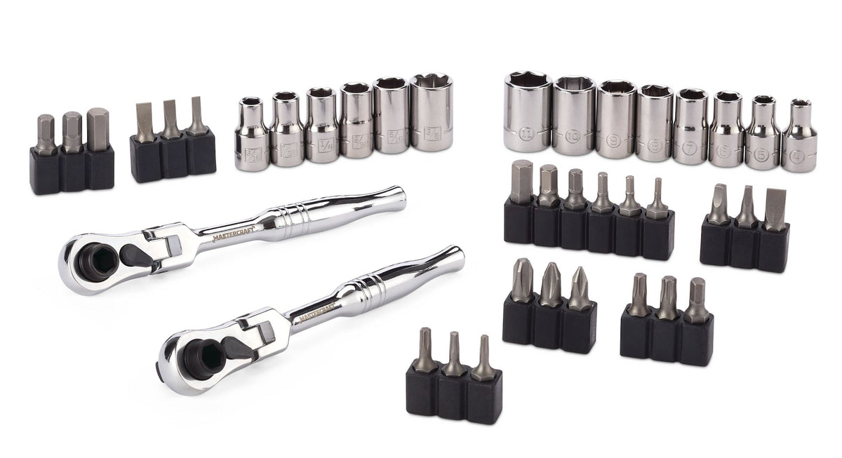39 Piece 1/4" Micro Ratchet/Driver Set O3W1 - product image 1