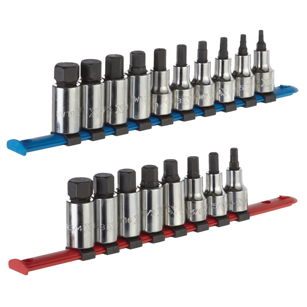 1/2-in Drive Hex Bit Socket Set, 18-pc J1N9 - product image 1