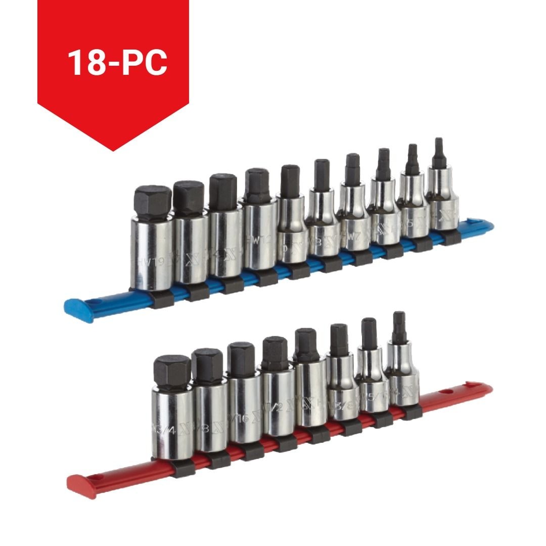 1/2-in Drive Hex Bit Socket Set, 18-pc J1N9 - product image 4
