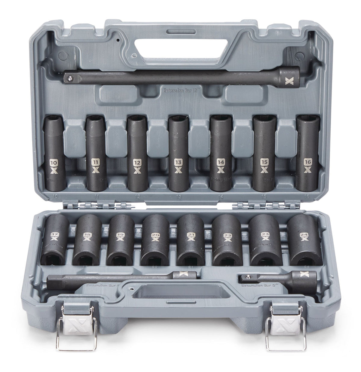 1/2-in Drive Professional Grade Impact Sockets Set, 18-pc, Metric Z3T5 - product image 2
