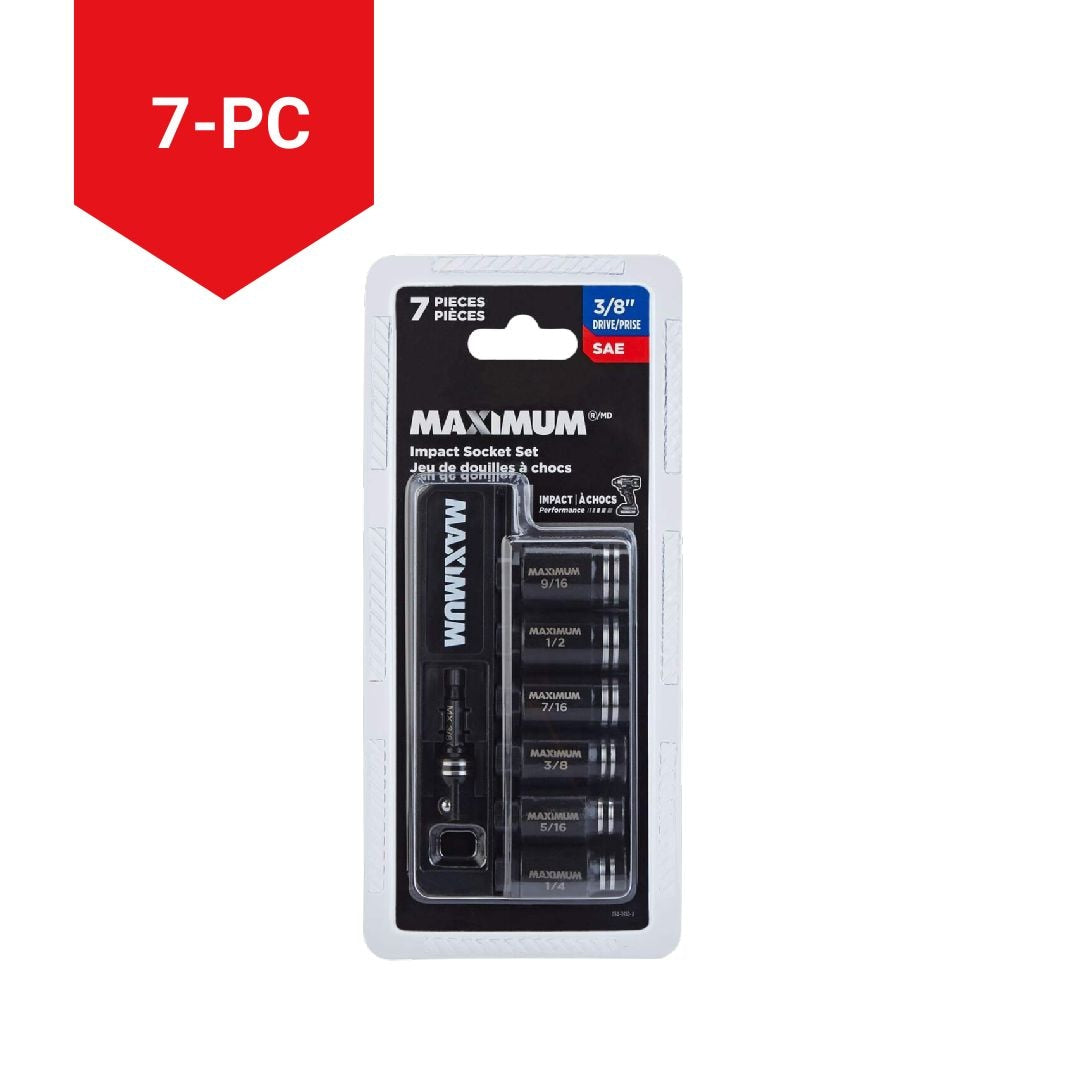 Impact Driver Socket Set, SAE, 7-pc F0M1 - product image 2