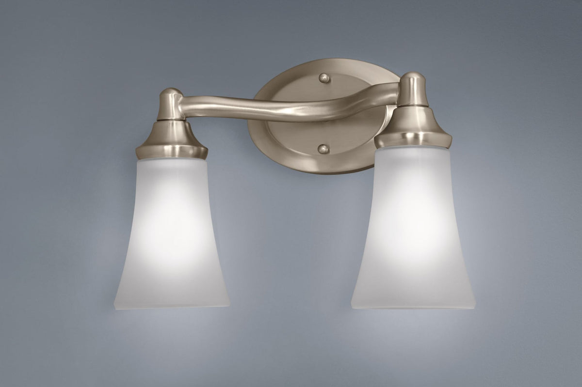 EVA Dual Vanity Lighting Fixture, Chrome Y7H3 - product image 8