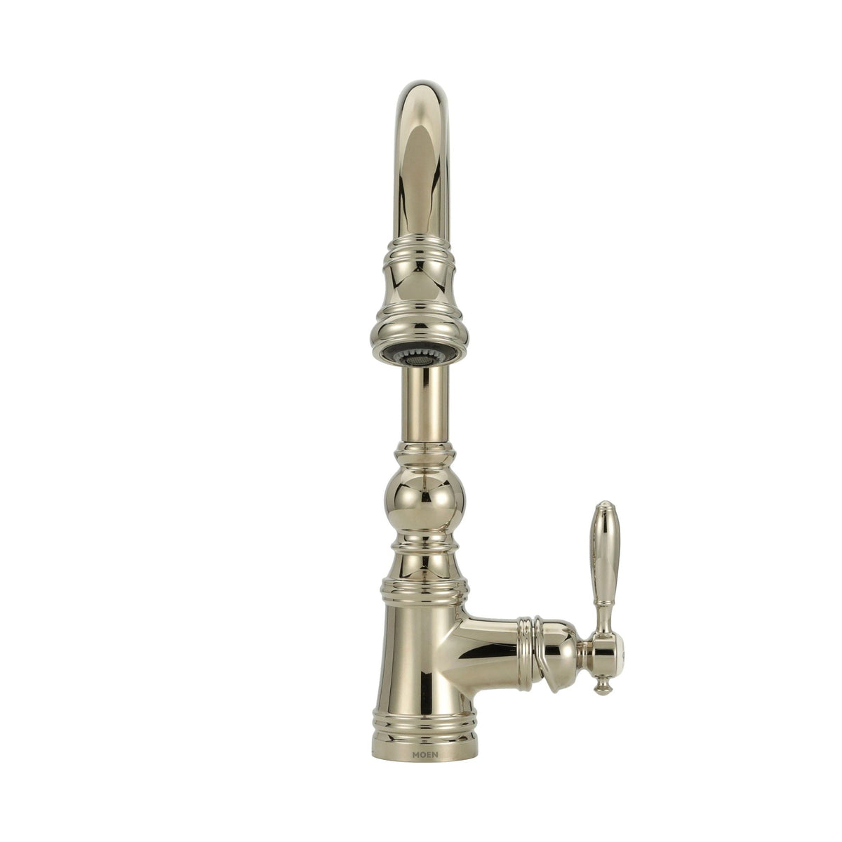 Weymouth Single Handle High Arc Pull Down Sprayer Kitchen Faucet with Power Clean, Polished Nickel Y3V5 - product image 2