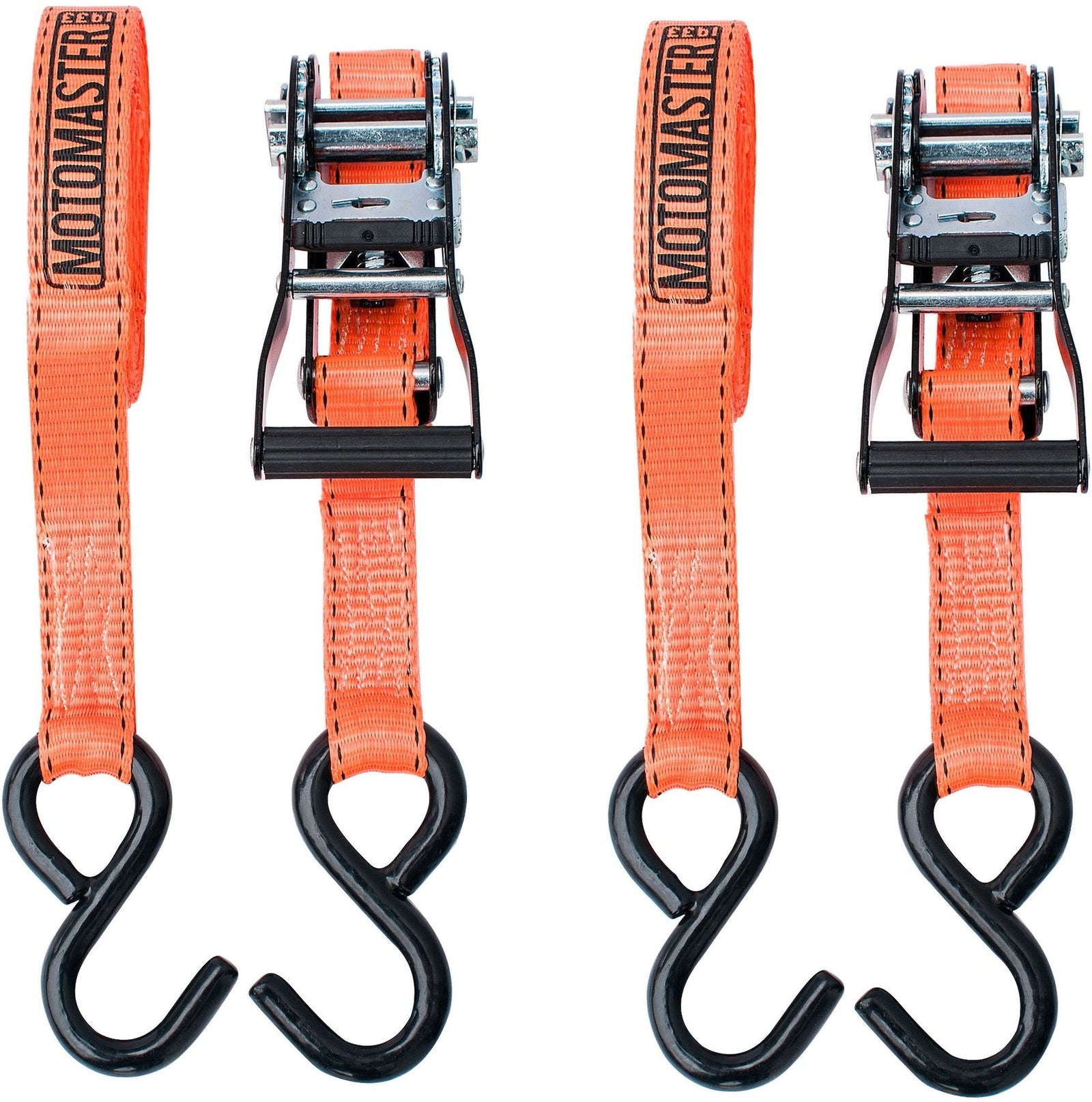 3,000-lb Heavy Duty Ratchet Tie Down Strap, Non-Padded, 1-in x 10-ft, 2-pk R4O9 - product image 3