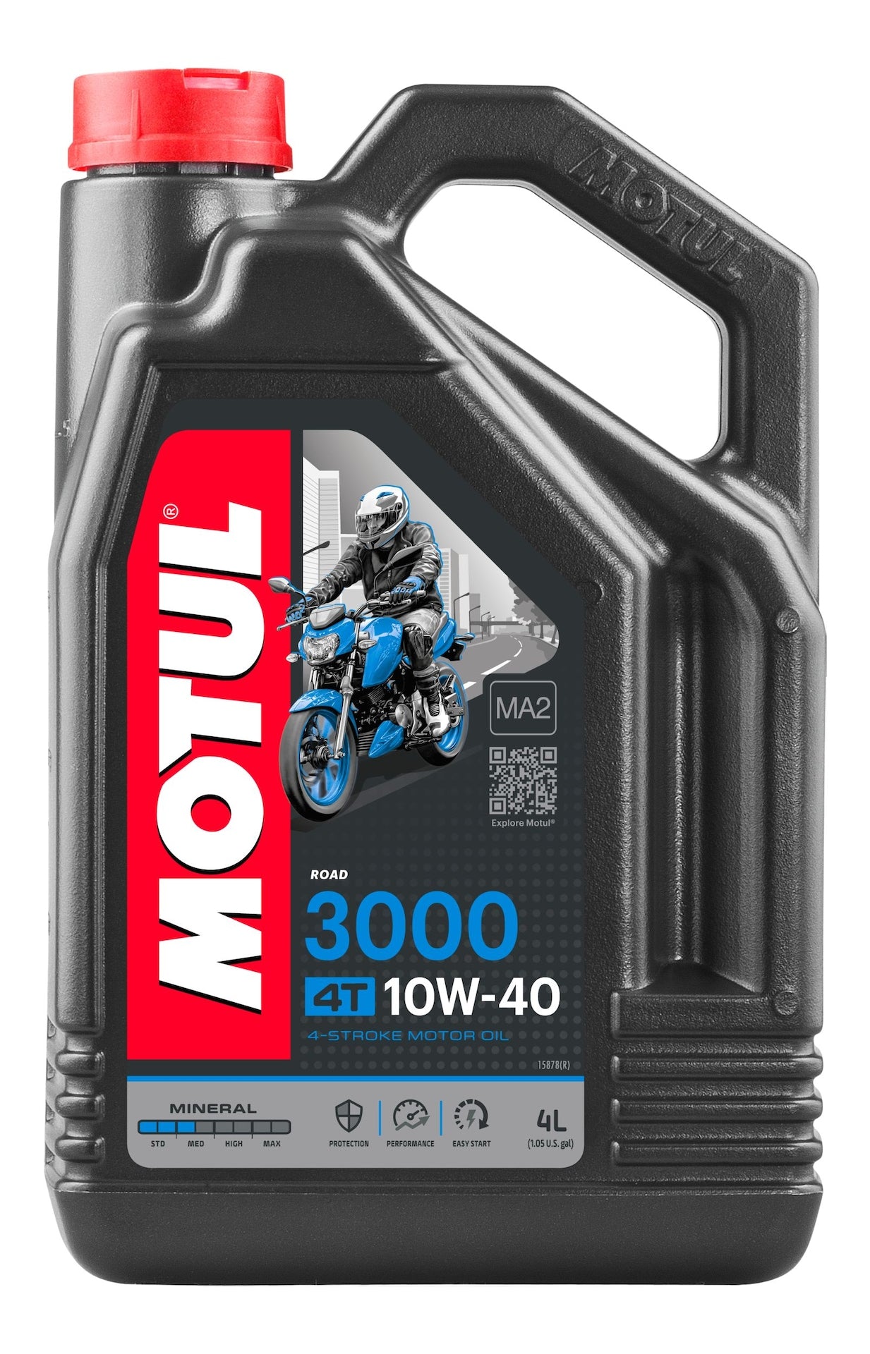 3000 4-Stroke 10W40 Mineral Motor Oil, 4-L X9J7 - product image 1