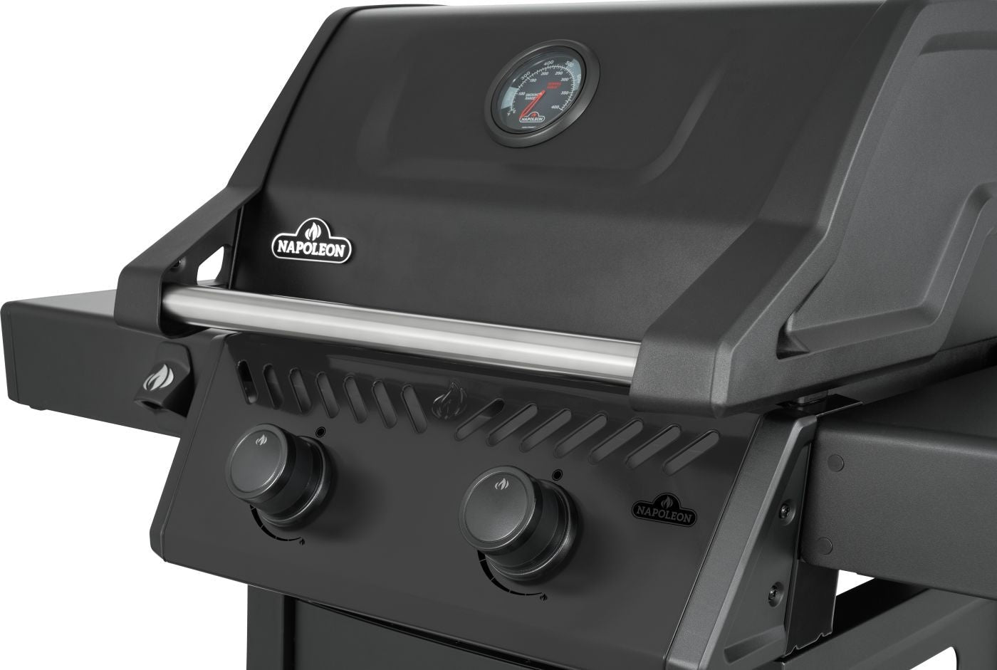 Rebel 365 2-Burner LP Gas BBQ, Matte Black K6W0 - product image 3