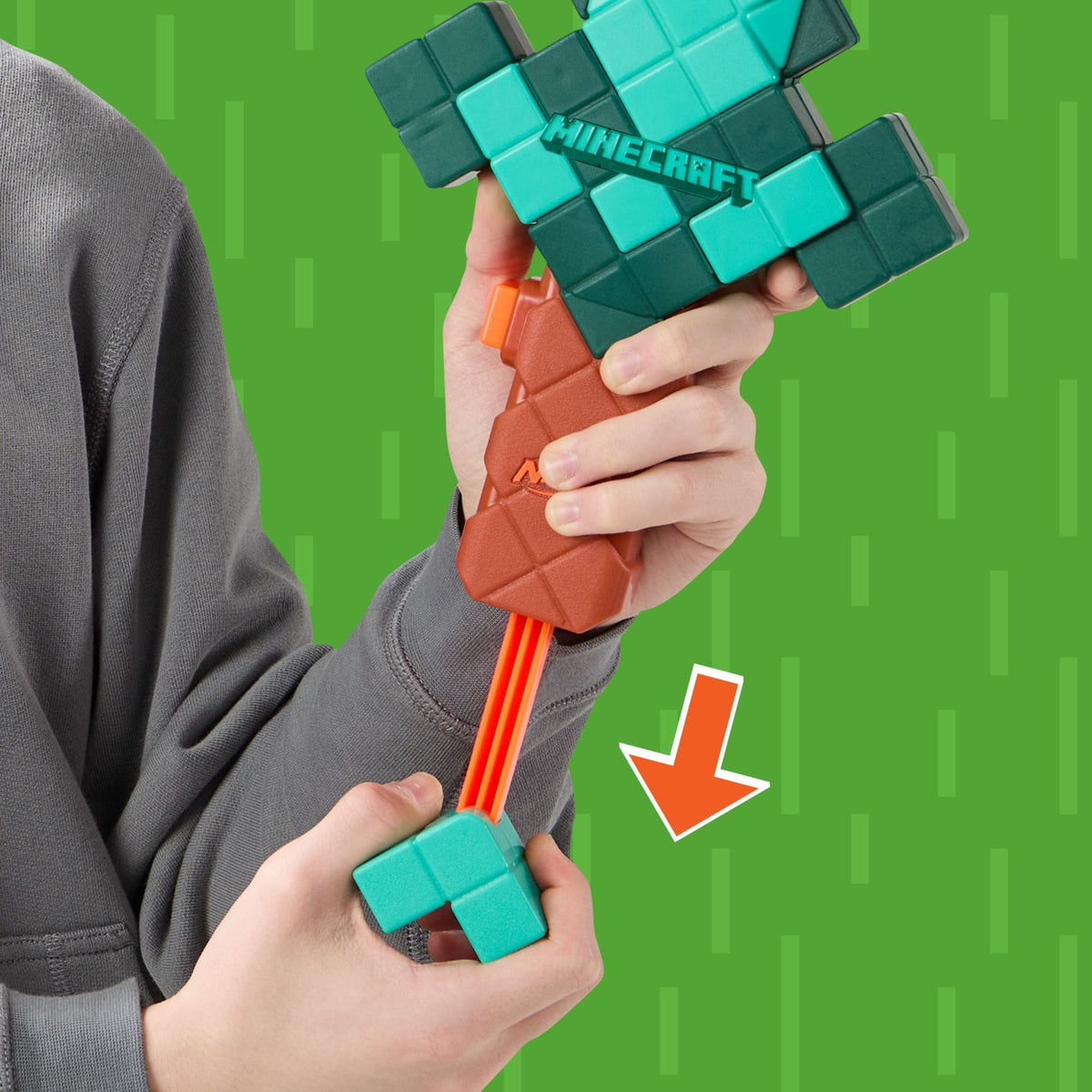 Minecraft Diamond Sword Dart Blaster with 8 N1 Darts X2B5 - product image 7