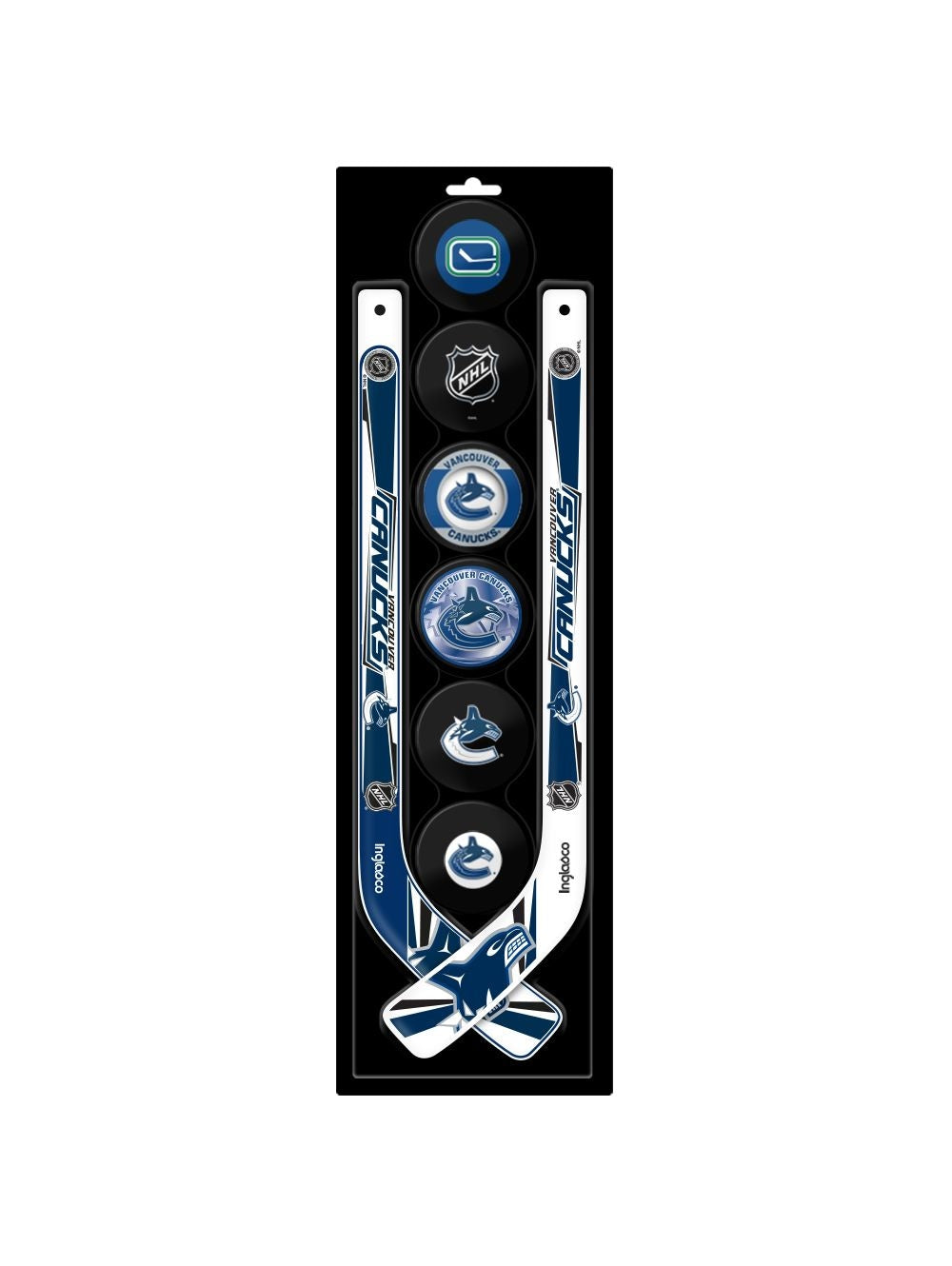 Hockey Pucks & Sticks Set, 8-pc D4X8 - product image 1