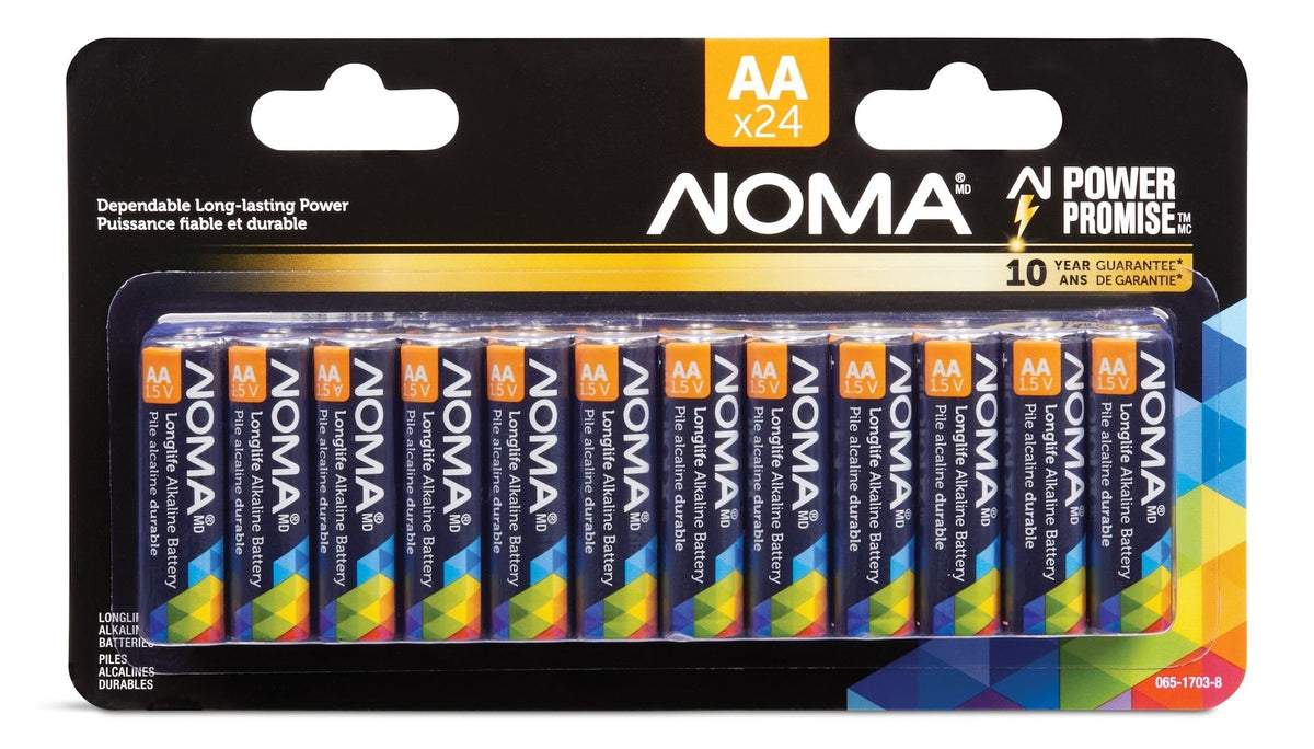 AA Alkaline Batteries, Long Lasting, All Purpose, 24-pk X8K6 - product image 1