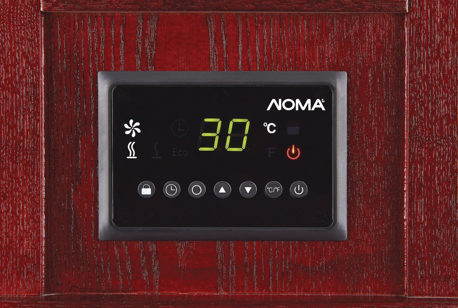 Wood Cabinet Infared Space Heater withRemote Control & Thermostat, 1500W E7U1 - product image 7