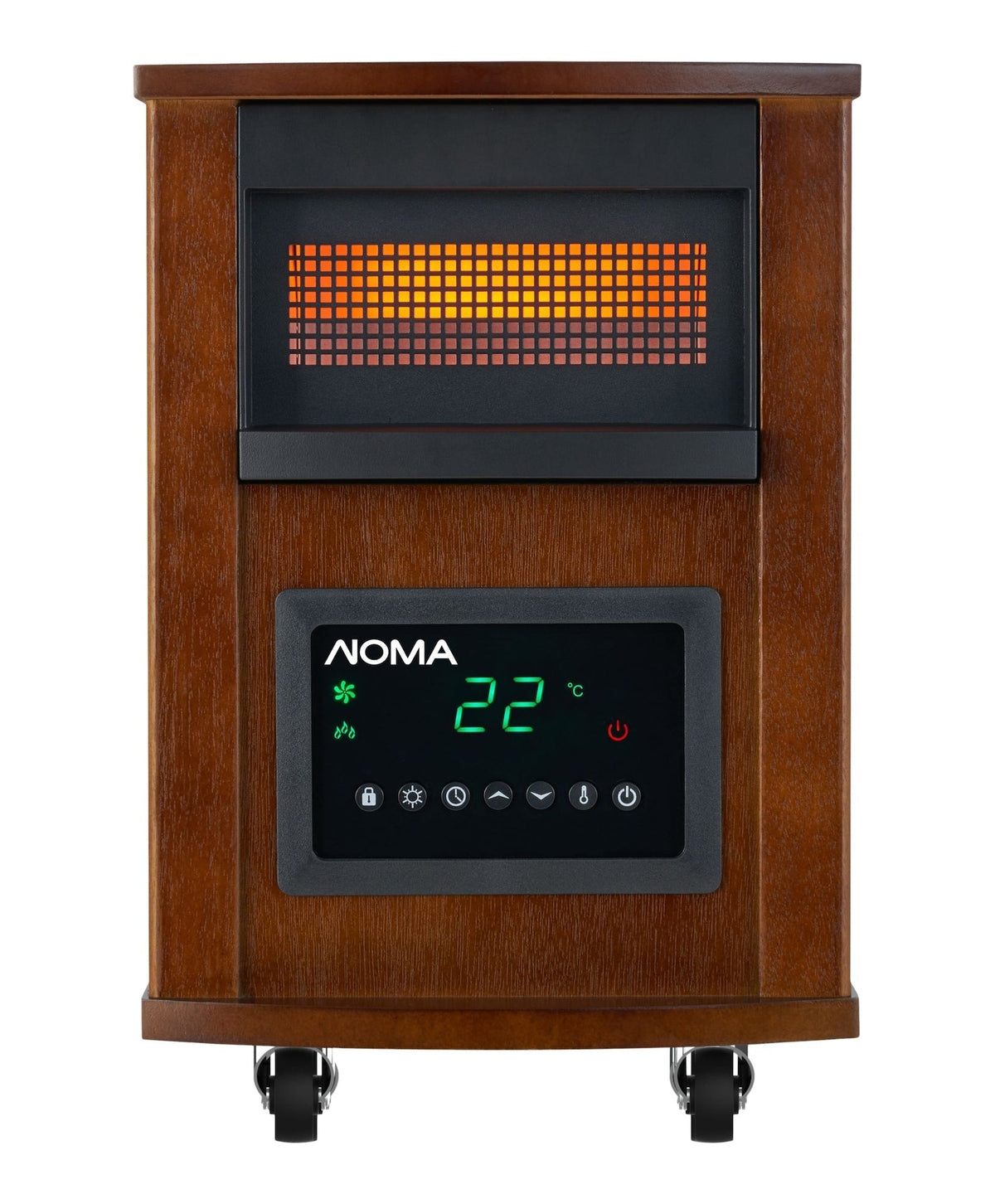 Wood Cabinet Infared Space Heater withRemote Control & Thermostat, 1500W E7U1 - product image 8
