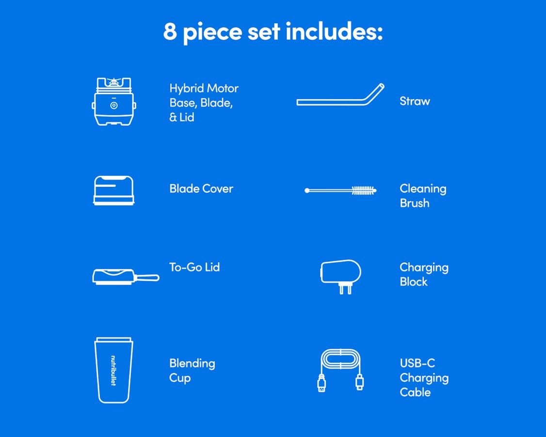 One-Touch High-Torque Portable Flip Blender C5A0 - product image 5