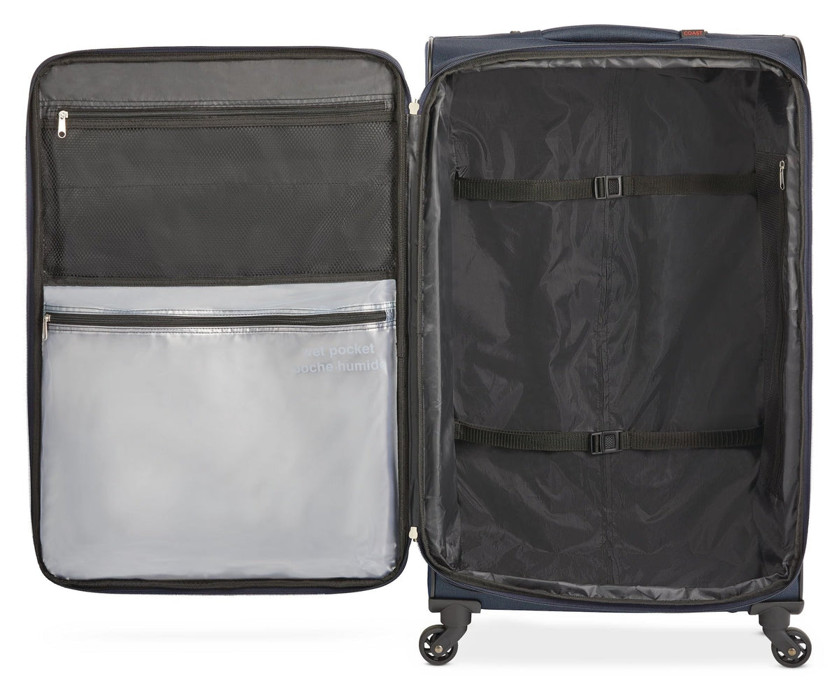 Coast Expandable Softside Spinner Wheel Travel 28-in Suitcase, Wet Pocket, Blue R9R3 - product image 8