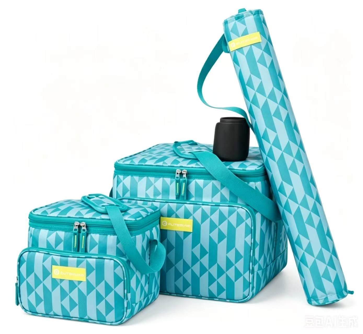 Picnic Soft Cooler Set, Pattern, 3-pk Z4D5 - product image 1