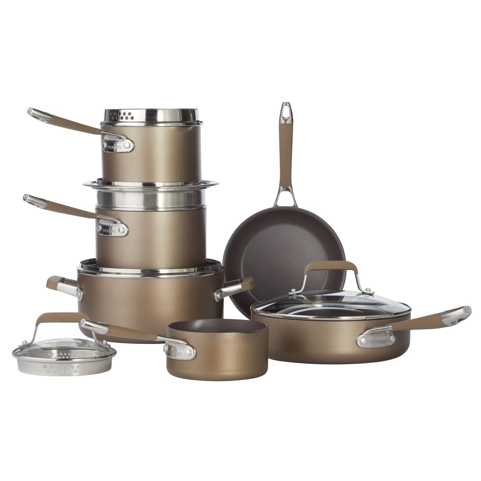 Classic Cookware Set, Non-Stick, PFOA-Free, Oven Safe, Champagne Bronze, 12-pc A7Q2 - product image 4