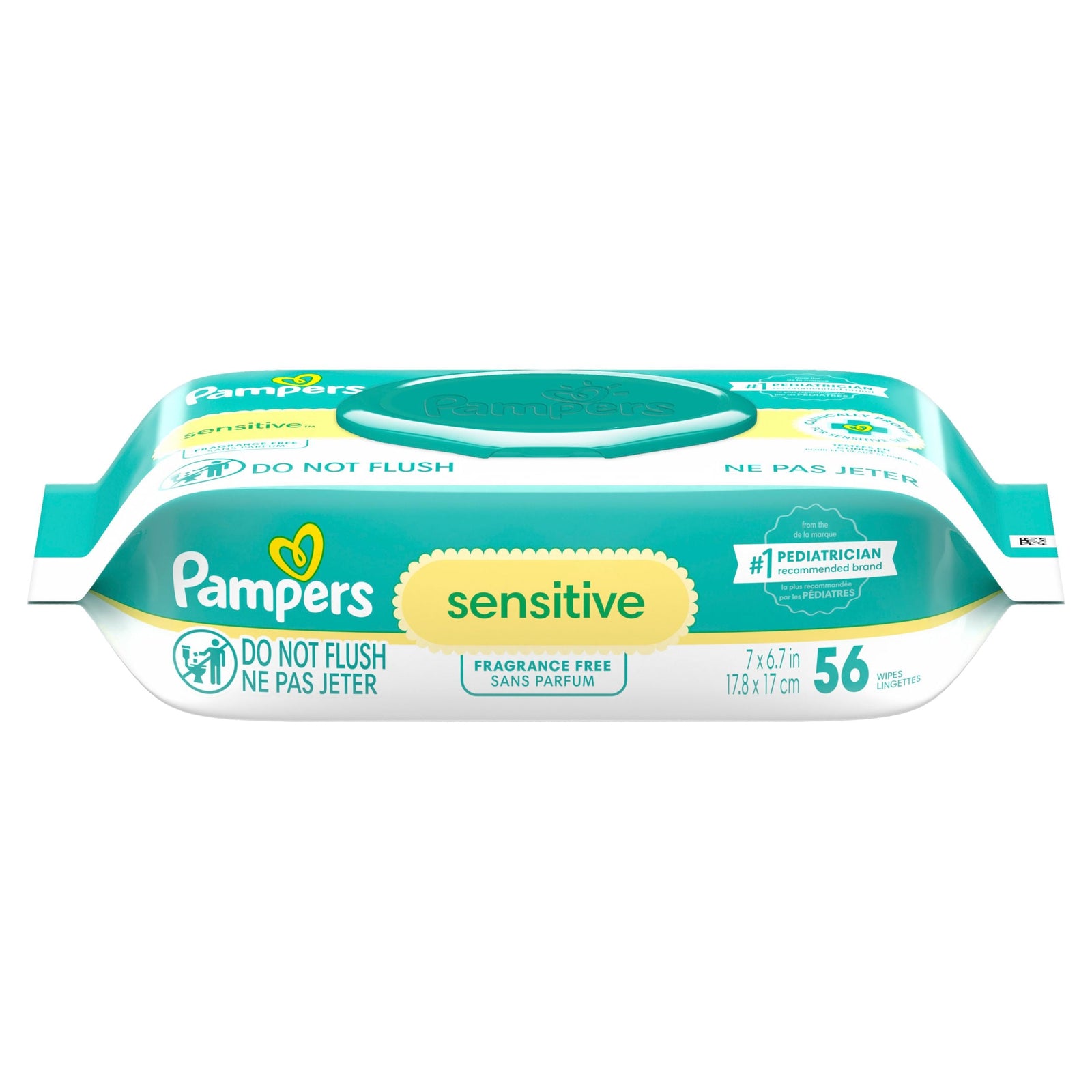 Sensitive Baby Wipes 1X Pop-Top, 56 Count T5C8 - product image 1