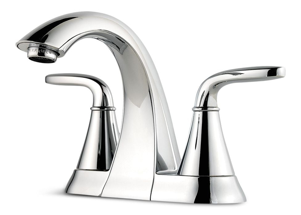 Pasadena Double Handle 4-in Centreset Bathroom Sink Faucet, WaterSense Certified, Chrome Q5K6 - product image 1