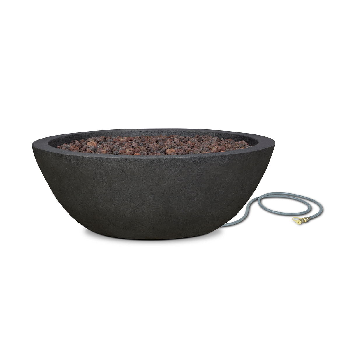 Round Concrete Gas Fire Pit in Shale, 36-in Q8M3 - product image 1