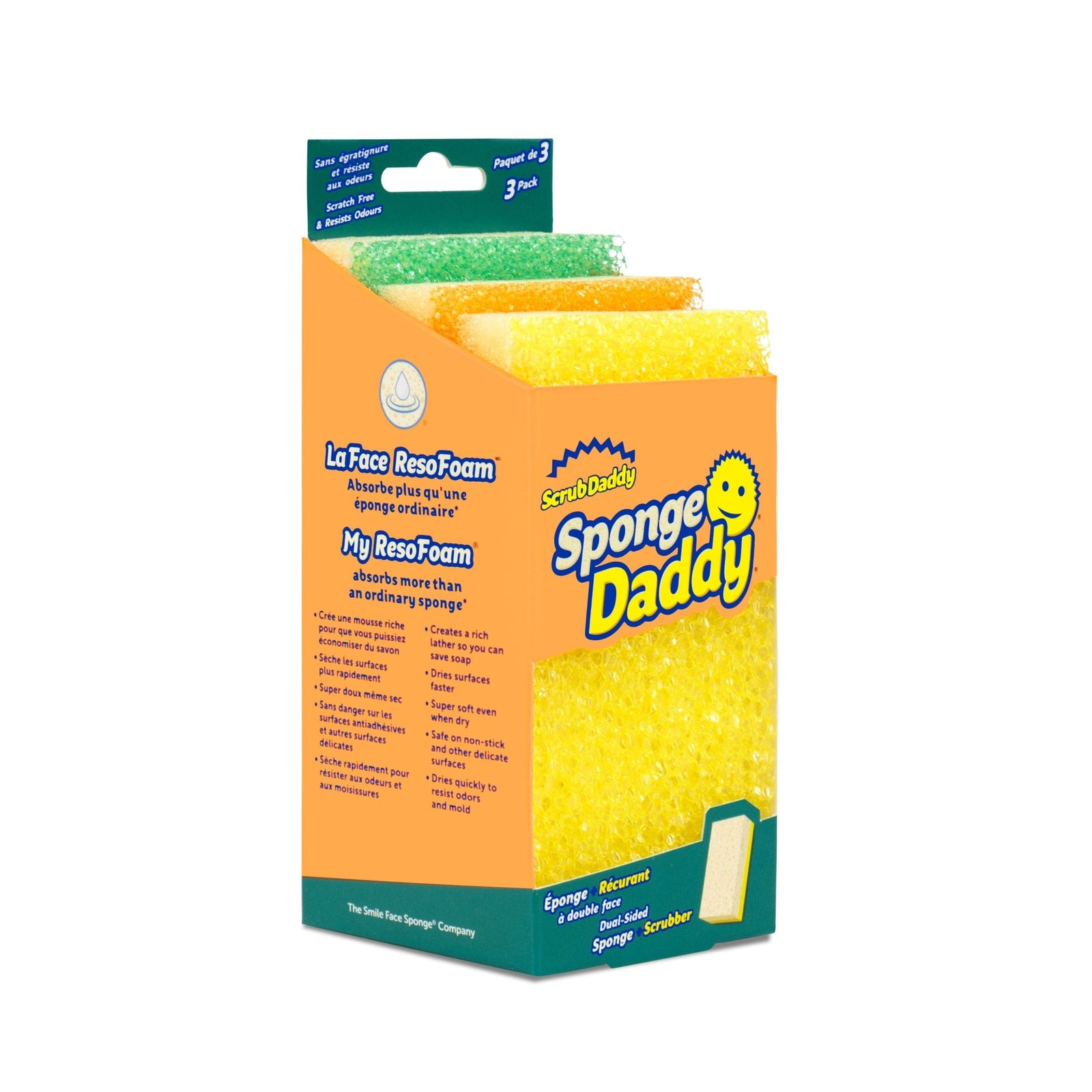 All-Purpose Gentle Scrub Cleaning Sponge, 3-pk C1G0 - product image 1