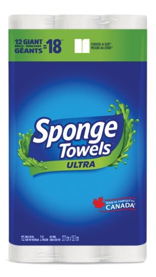 Ultra Choose-A-Size Giant Roll Paper Towels, 2-ply, 12-pk U8G1 - product image 2