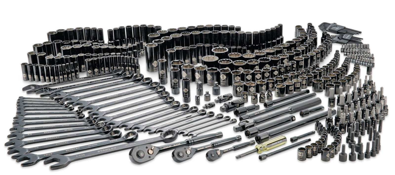 Professional Grade Black Chrome Socket Set, SAE/Metric, 427-pc N2I1 - product image 1