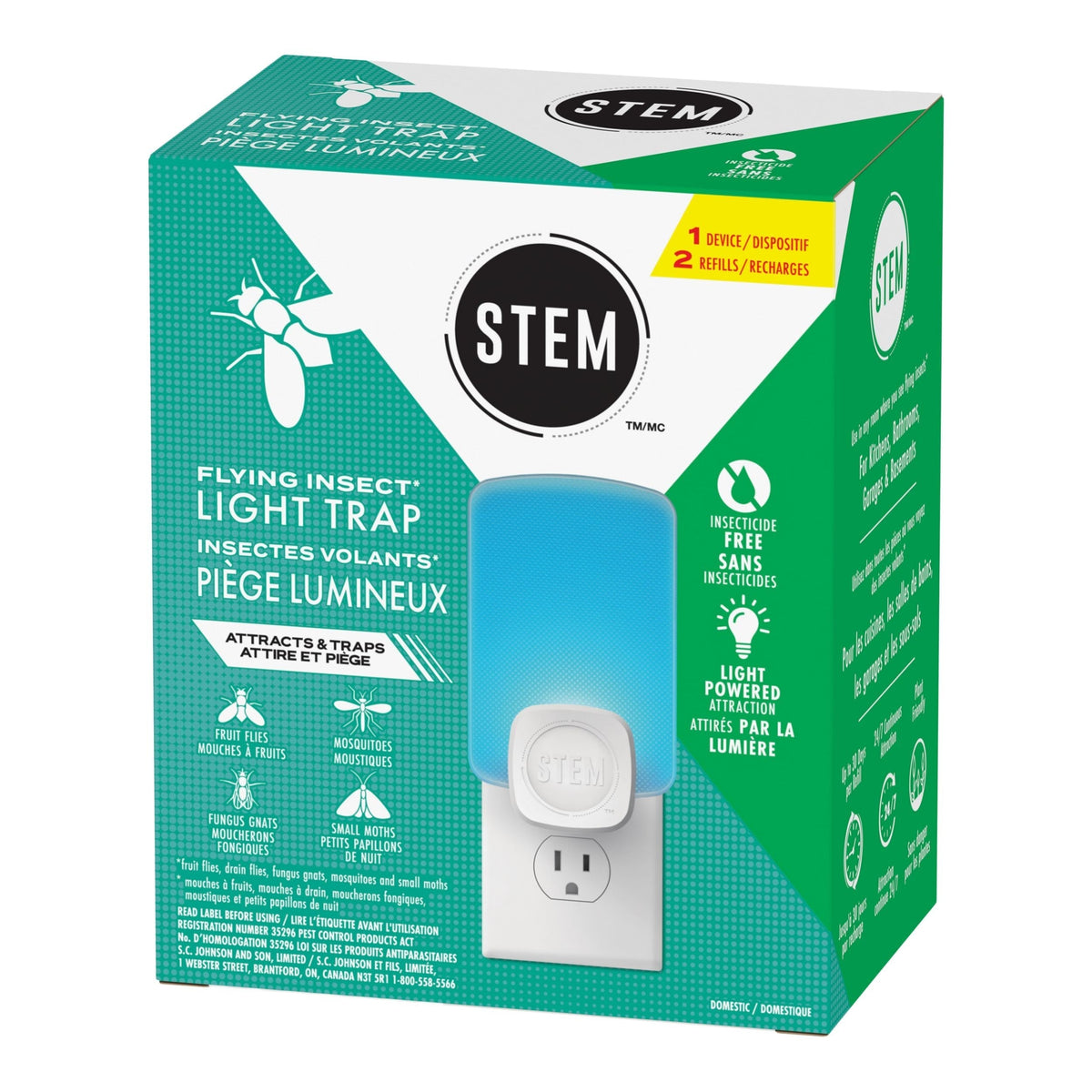 Light Trap Starter Kit for Flies/Mosquitoes/Moths I0D0 - product image 2