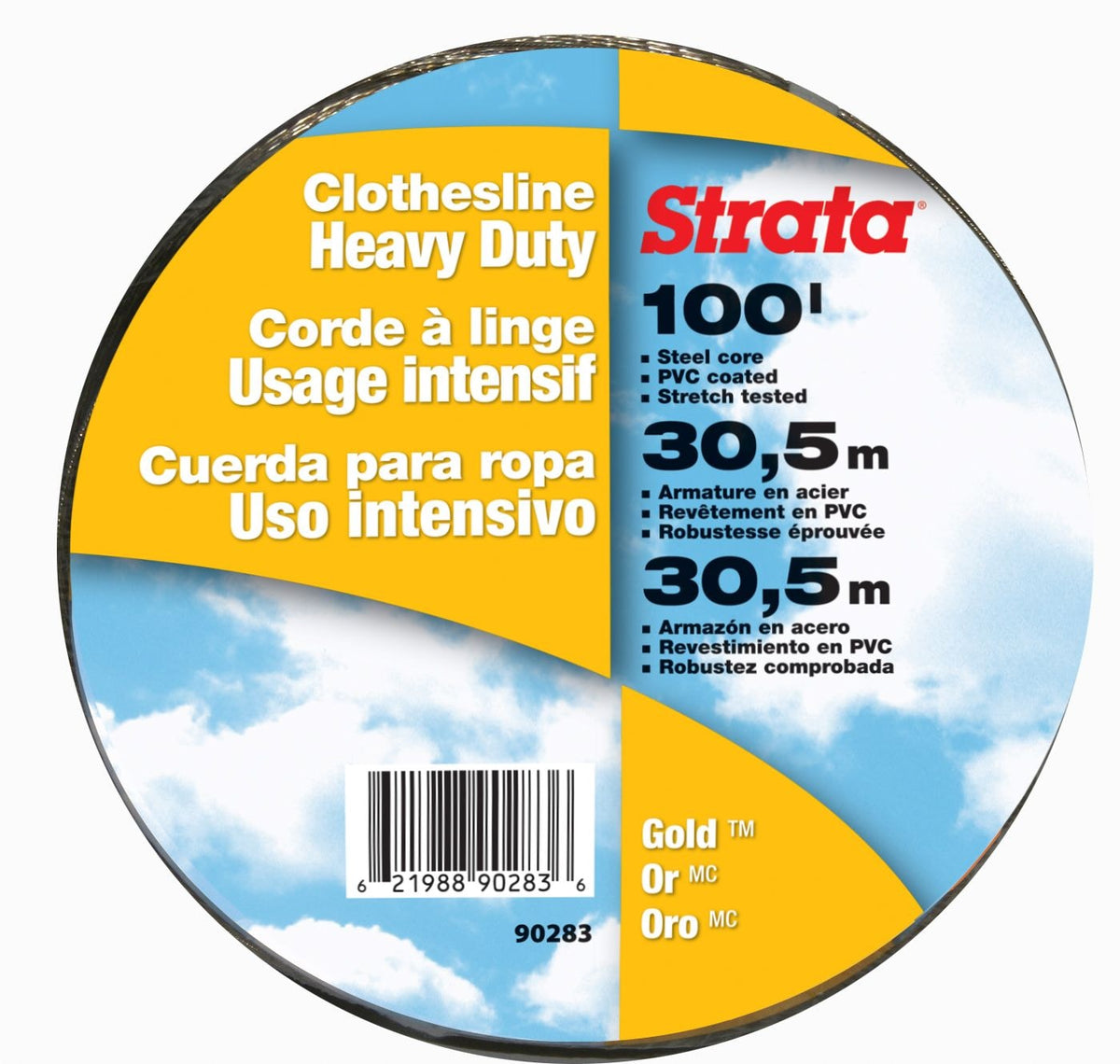 Gold Heavy Duty Clothesline, 100-ft E0D8 - product image 1