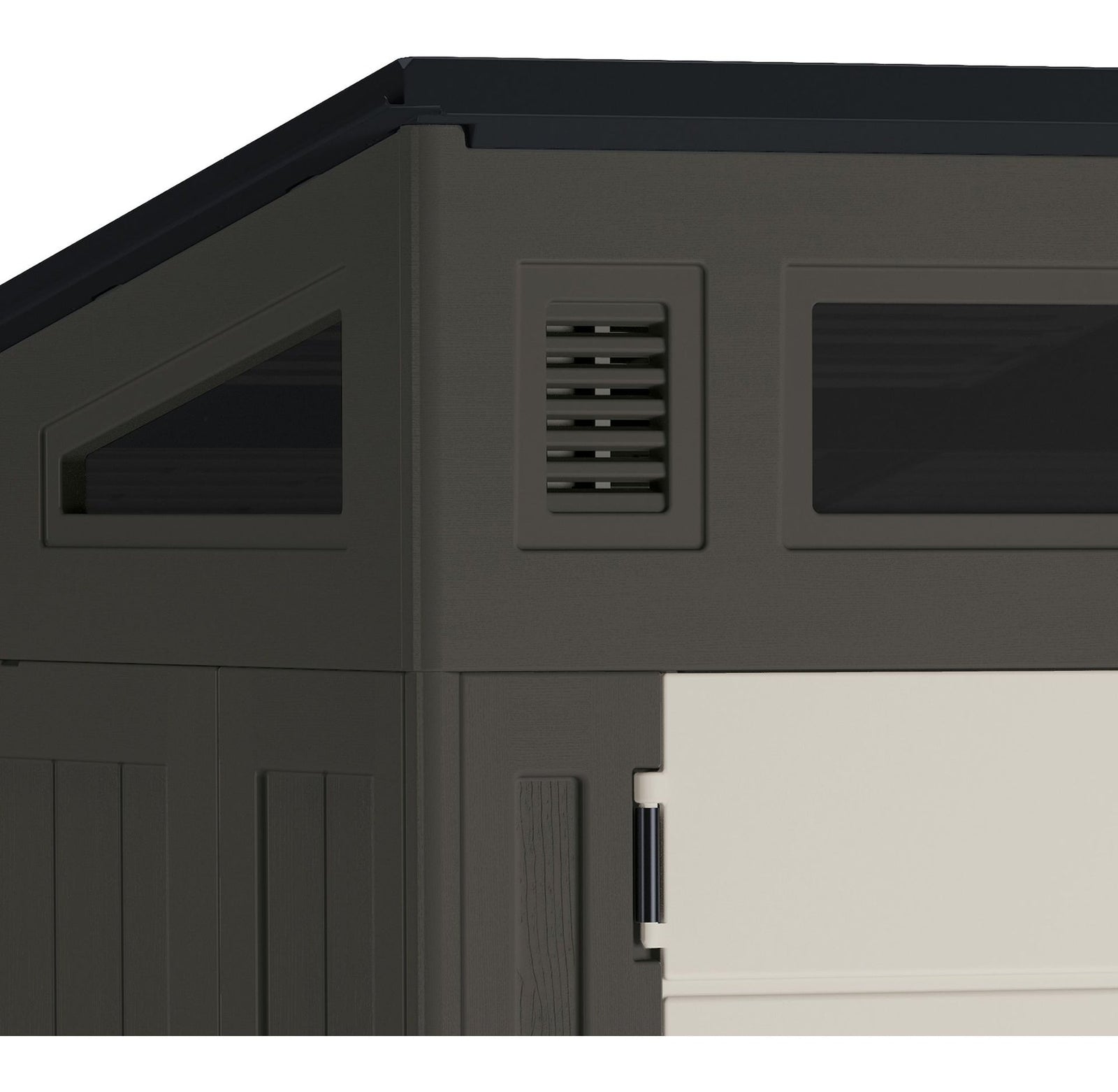 Modernist Outdoor Storage Shed, Grey, 6-ft x 5-ft Q8O1 - product image 5
