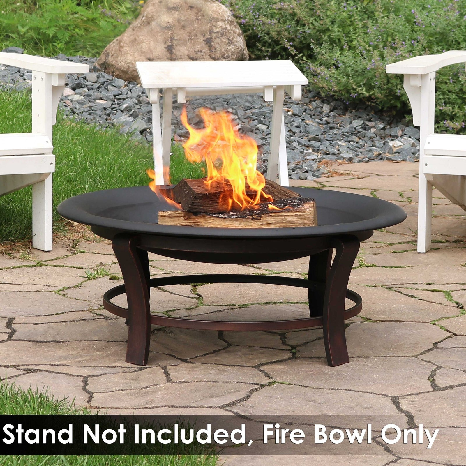 Decor Replacement Fire Pit Bowl, Black, 32-in K4W6 - product image 4