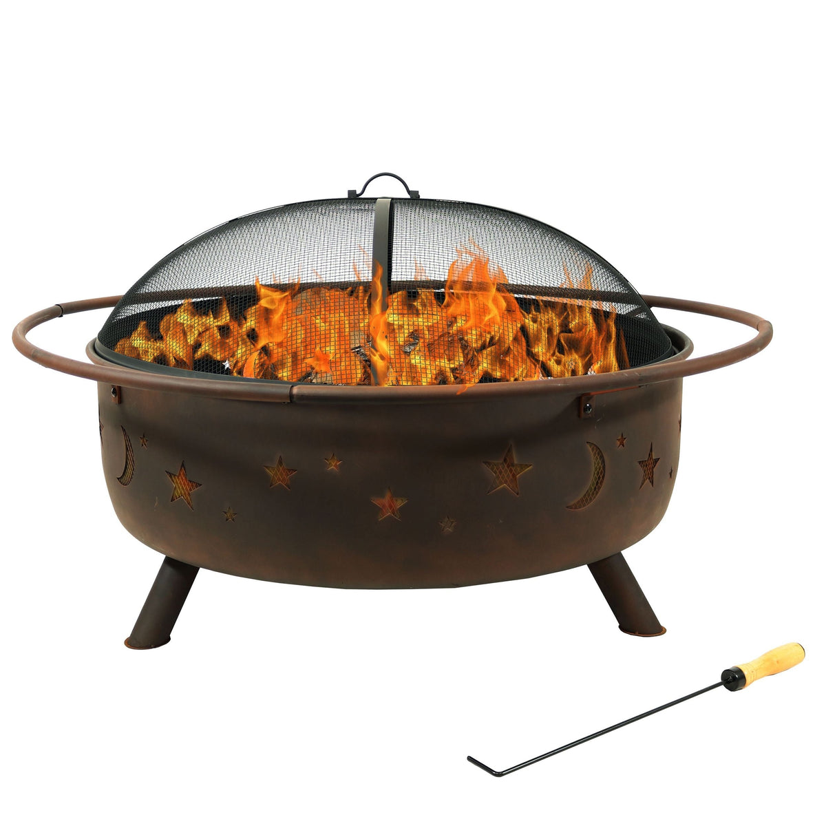 Décor Steel Cosmic Fire Pit, Extra-Large, 42-in P5M7 - product image 3