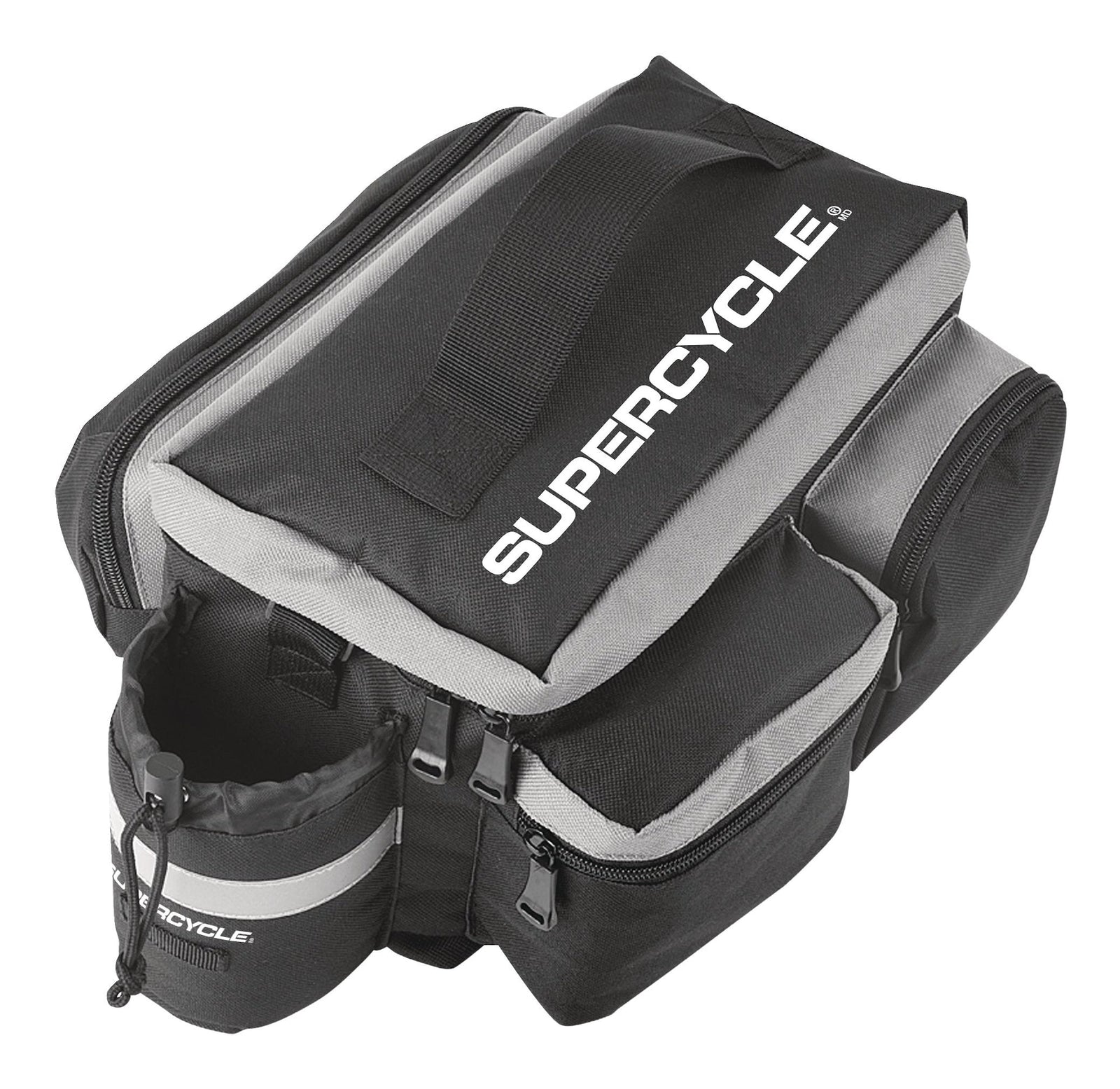 Rack Top Bike Bag withAluminum Foil & Reflective Strip, 8L, Black S7Z2 - product image 1