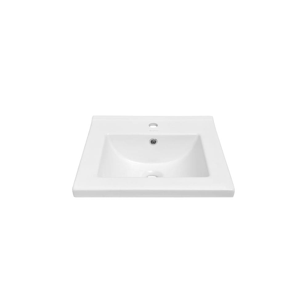 Ceramic Square Vanity Sink Top, 18-in T5T7 - product image 1
