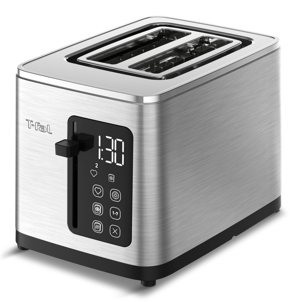 2-Slice Stainless Steel Digital Toaster, Extra wide slots, 7 Browning levels T5K7 - product image 2