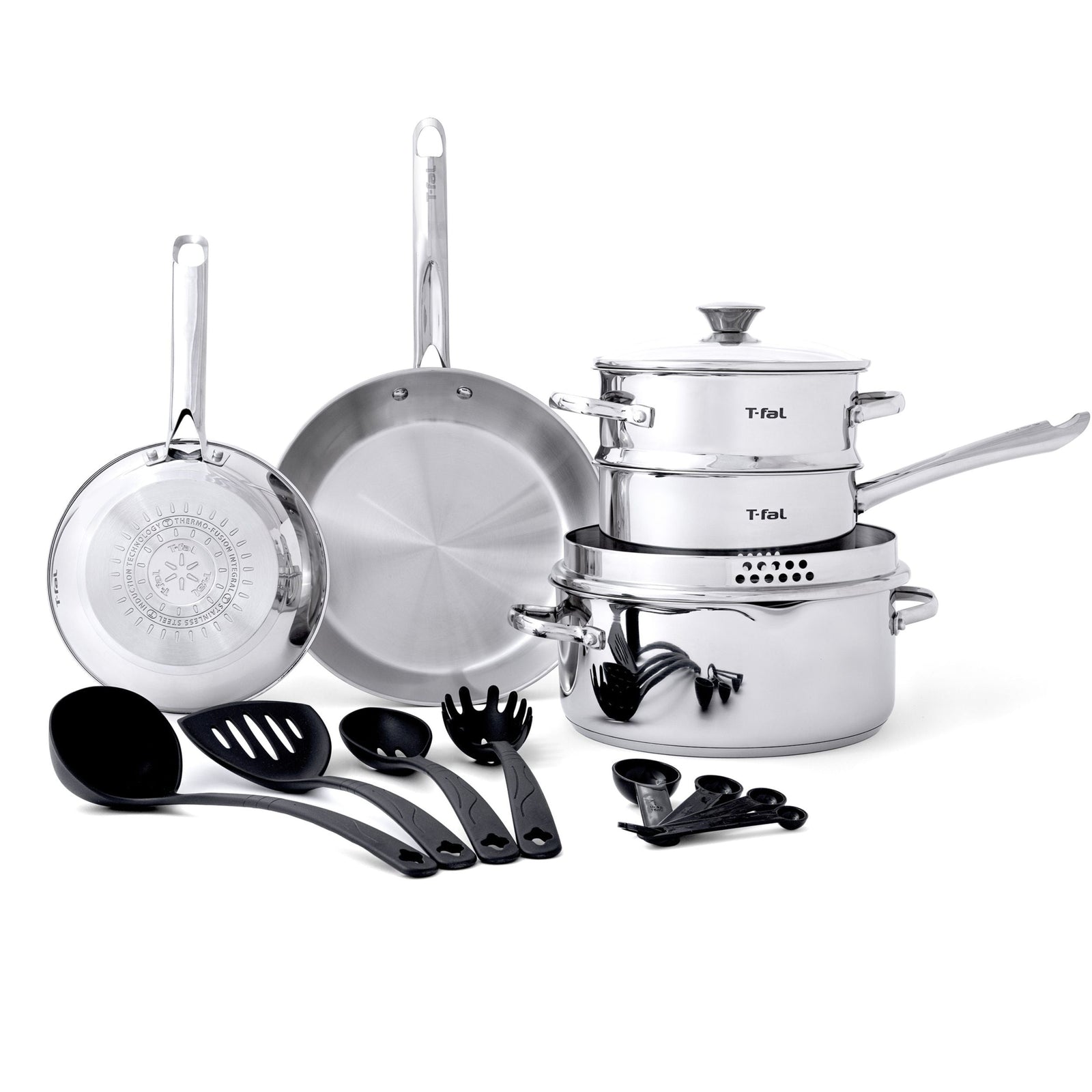 Cook and Strain Stainless Steel Cookware Set, 15-pc K4J8 - product image 2