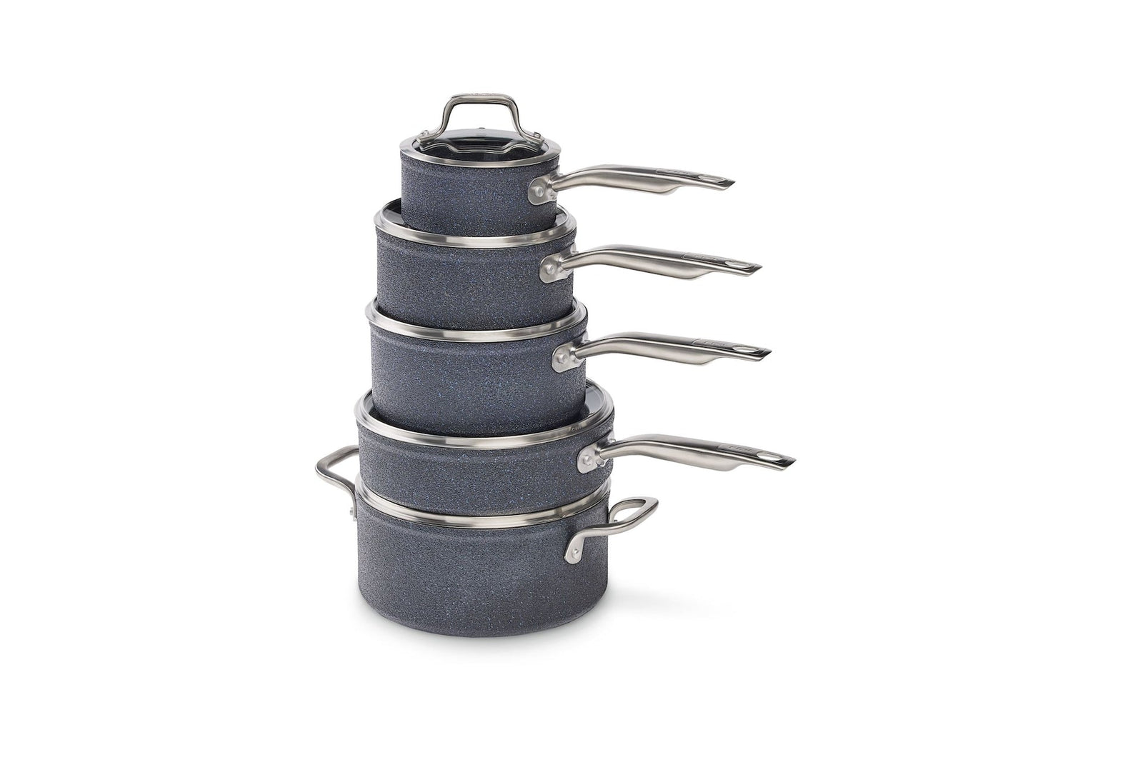 StoneShield 10-pc Cookware Set with DefenseShield Technology, 6-Multilayer Construction, Induction Safe Q1I0 - product image 3