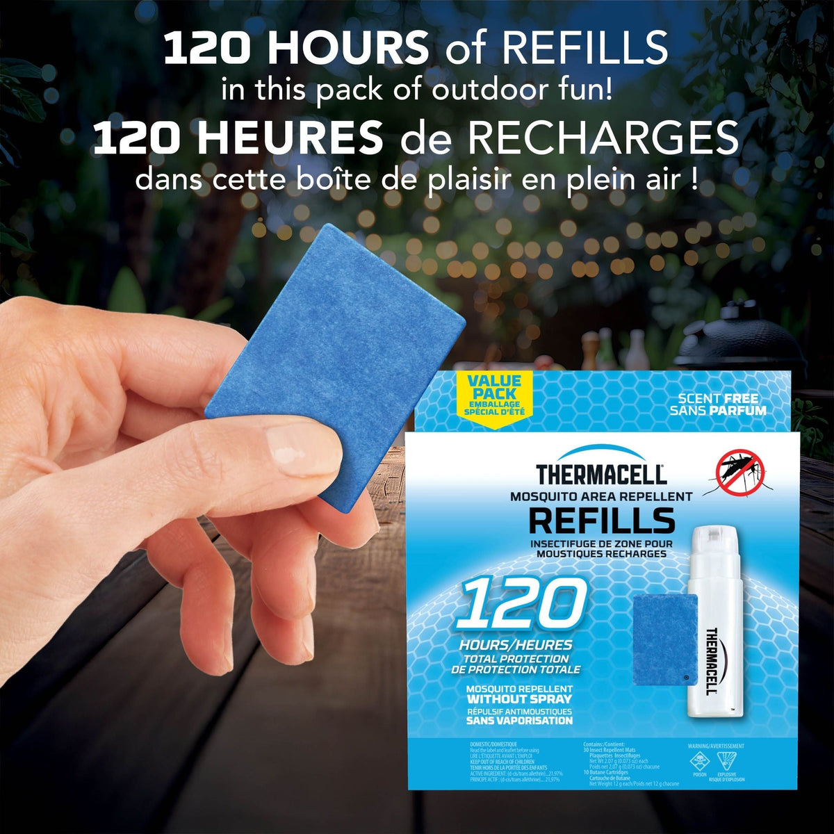 Fuel-ZoneGuard Fuel Powered Mosquito Repellent 120-Hr Refill Pack X6G1 - product image 5