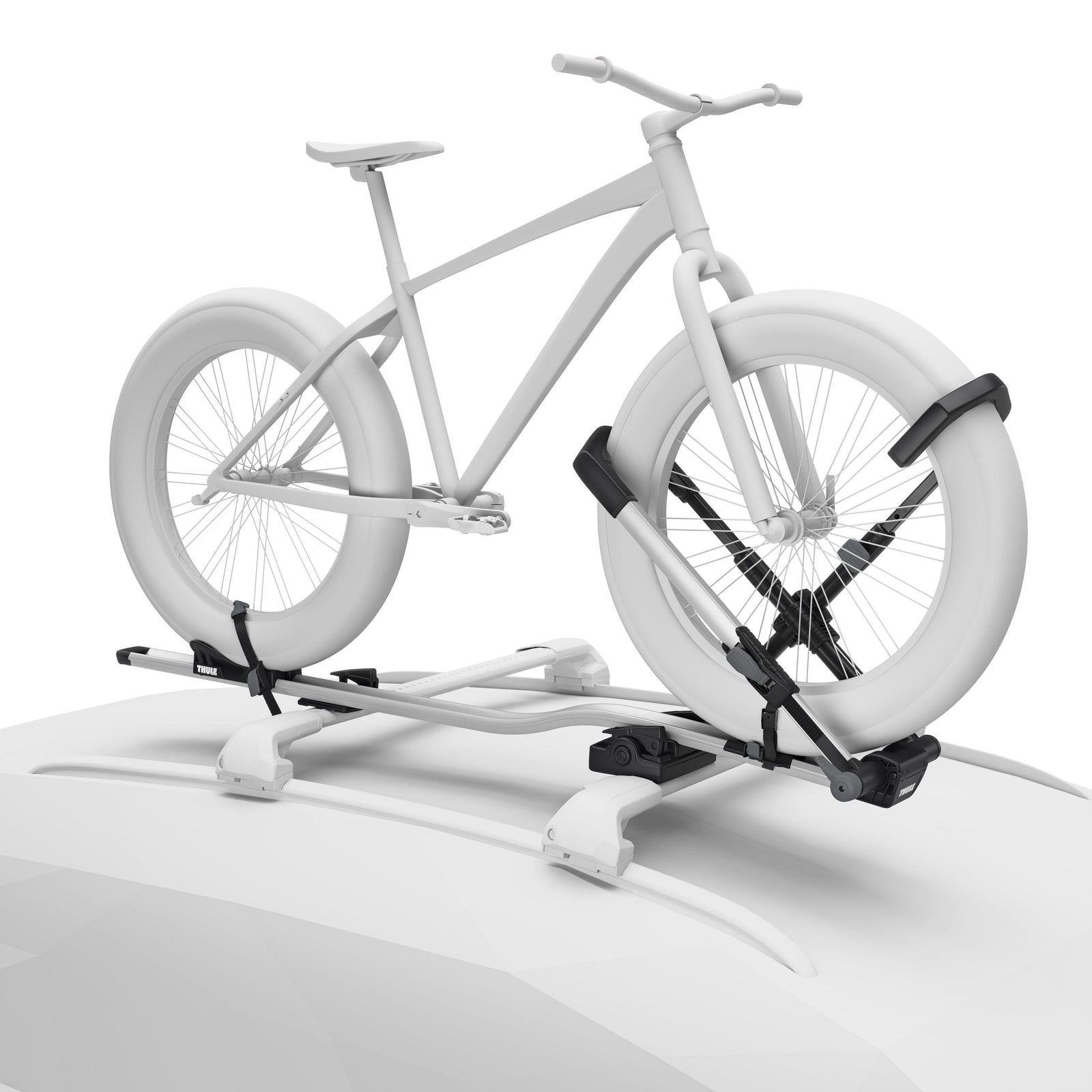 UpRide Wheel Mount Roof Bike Rack with Ratcheting Strap J5O7 - product image 3