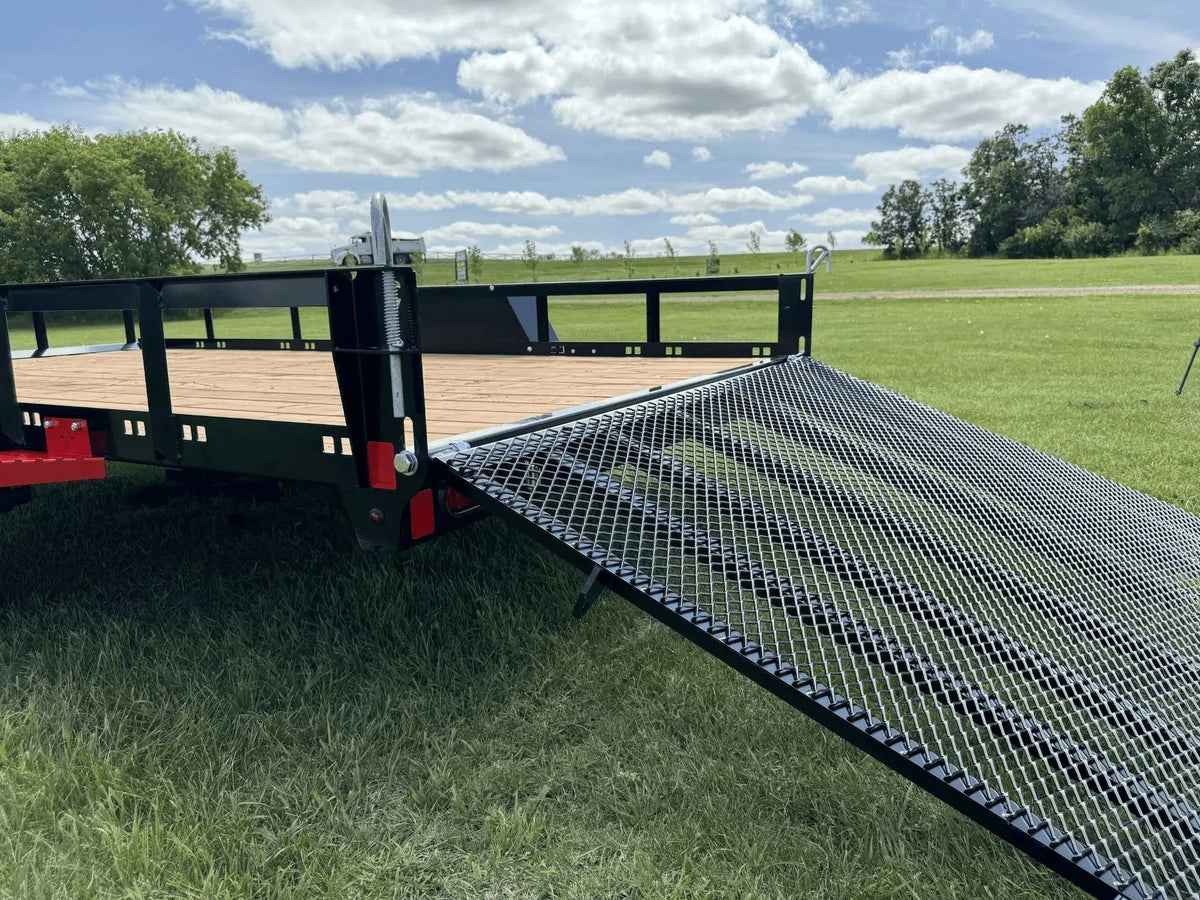 77-in x 12-ft Utility Trailer With Gate, Black Z5N9 - product image 6