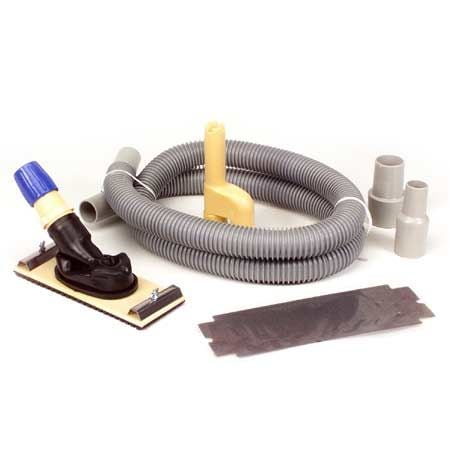 Dust-Free Sander Kit with 6-in Hose, Shop-Vac/Vacuum Adaptors & Medium Grit Sandpaper O5C8 - product image 1