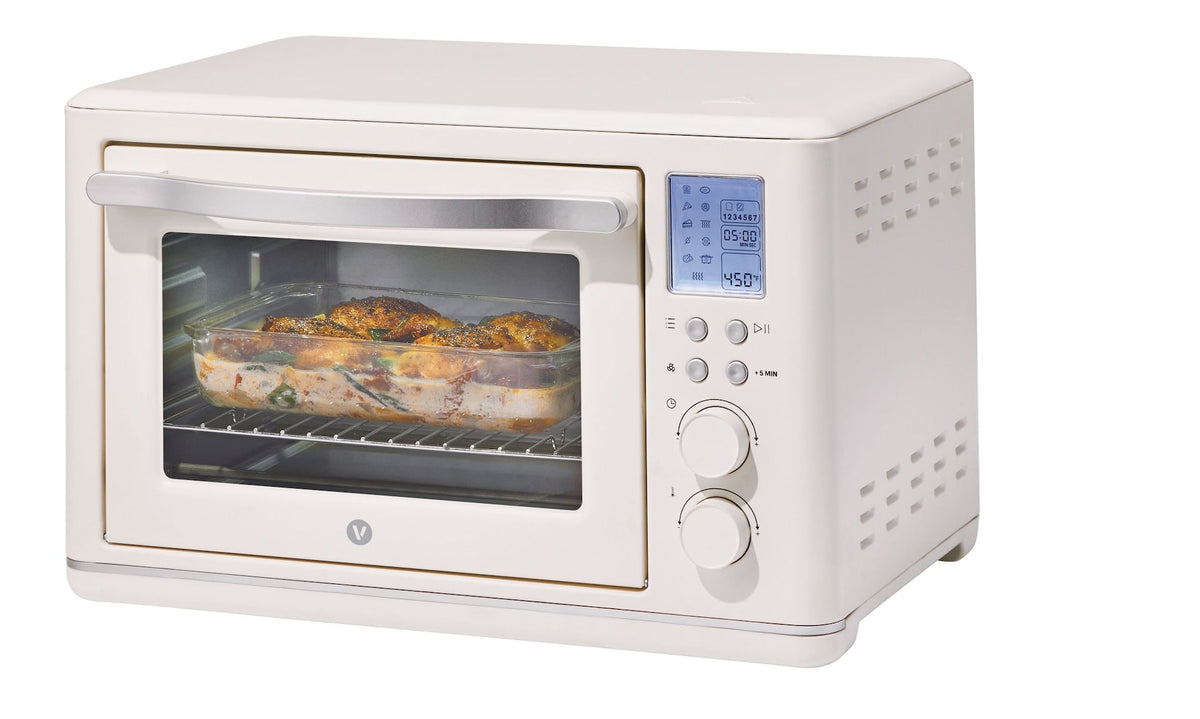 Digital Multi-Functional Air Fryer Toaster Oven with 11 Pre-Set Functions, Shortbread, 6-Slices Y8T4 - product image 2