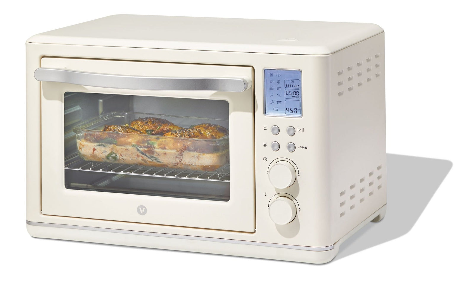 Digital Multi-Functional Air Fryer Toaster Oven with 11 Pre-Set Functions, Shortbread, 6-Slices Y8T4 - product image 4
