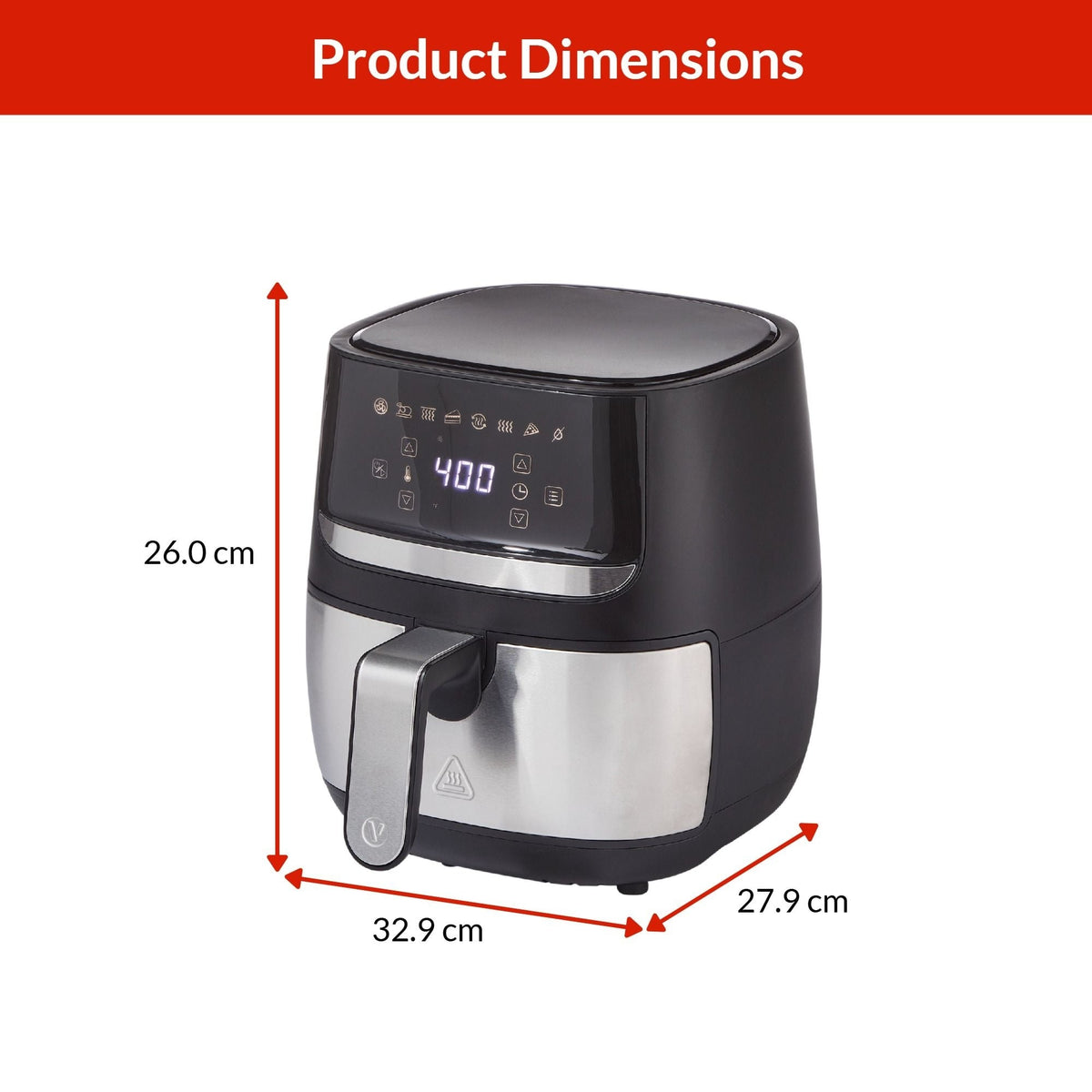 Stainless Steel Non-Stick Air Fryer, 4-qt L9R5 - product image 4